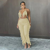 NEE RUFFLE PANTS SET