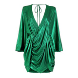 MAB FREE SLEEVES BACKLESS DRESS