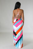 MAXI VACAY MULTI COLOR FULL LENGTH