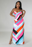 MAXI VACAY MULTI COLOR FULL LENGTH